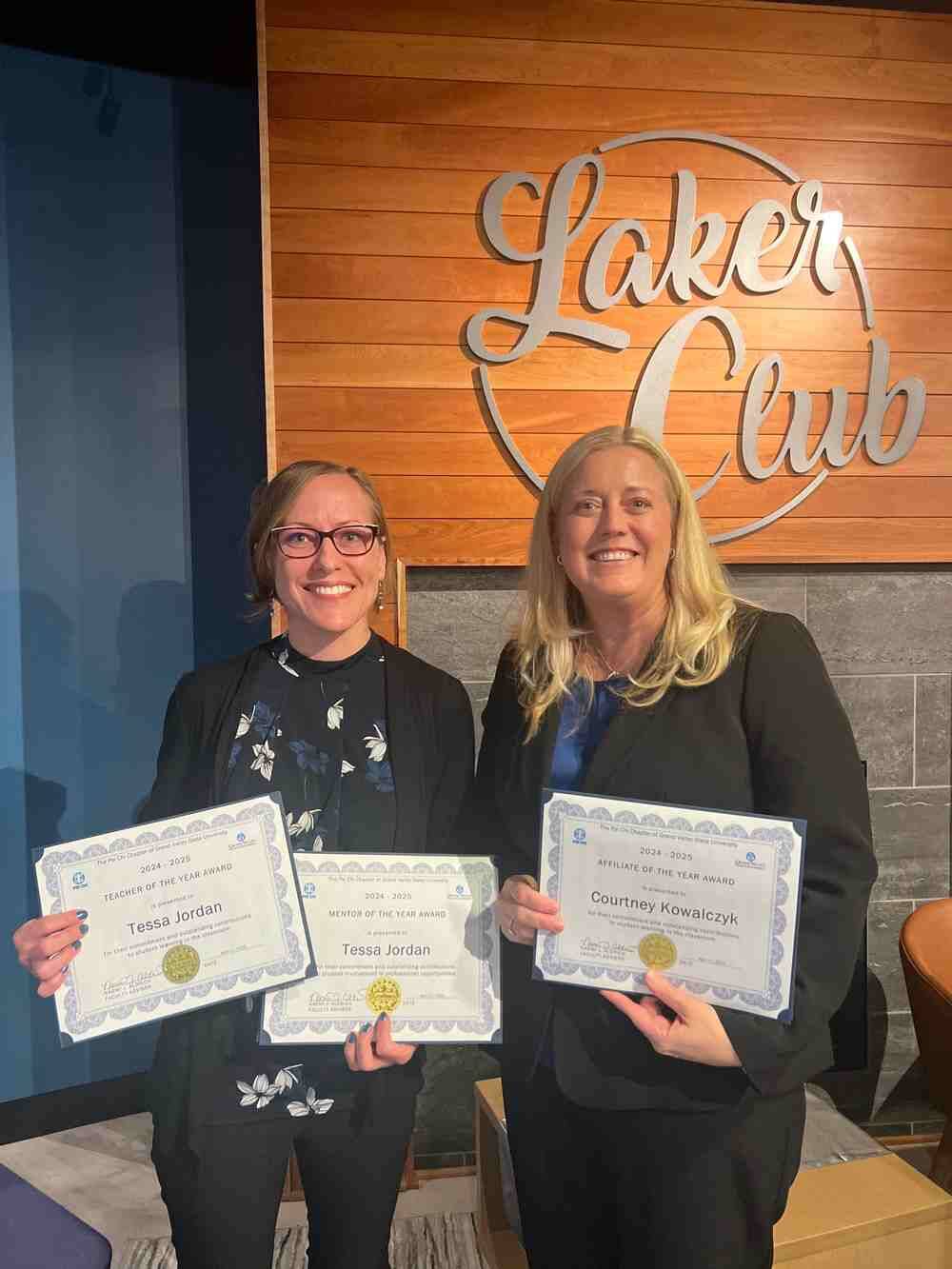Dr. Tessa Jordan and Dr. Courtney Kowalczyk
